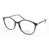 Signature Ladies Black Rectangular Eyeglass Frames S7008matteblack51