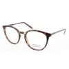 Signature Ladies Brown Rectangular Eyeglass Frames S7012tortoise48 In Brown