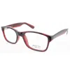 Signature Ladies Red Rectangular Eyeglass Frames S7002redstripe54 In Multi