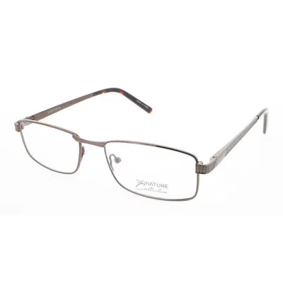 Signature Optical Glasses Darkbrown In Metallic
