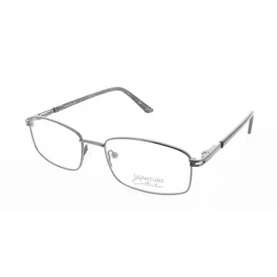 Signature Optical Glasses Gunmetal In Metallic