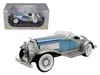 Signature Models 1935 Duesenberg Ssj Convertible Blue And Silver 1/32 Diecast Model Car By