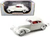 Signature Models 1936 Cord 810 Coupe White With Red Interior 1/18 Diecast Model Car By