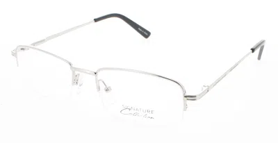 Signature Optical Glasses Black In Silver