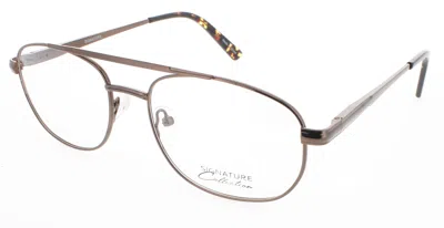 Signature Optical Glasses Brown In Gold