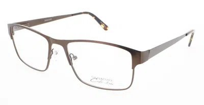 Signature Optical Glasses Brown In Gray