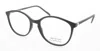Signature Ladies Black Rectangular Eyeglass Frames S7008matteblack51 In Black