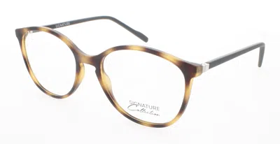 Signature S7008 Unisex Plastic Eyeglasses Frame, 51-18-140 In Mattetortoise - Mattetortoise / Demo