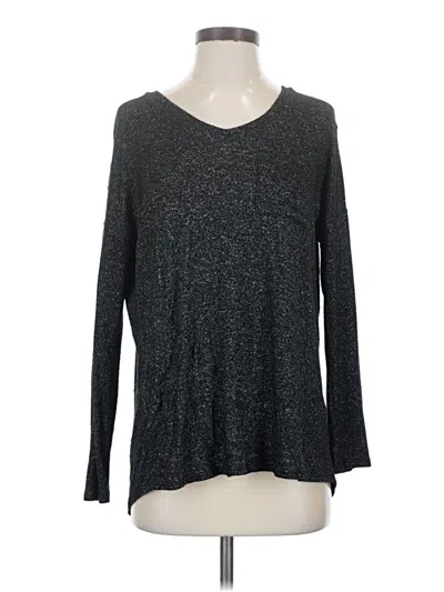 Pre-owned Signature Studio 3/4 Sleeve T-shirt In Gray