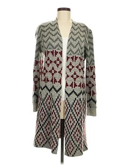 Pre-owned Signature Studio Cardigan Sweater In Gray