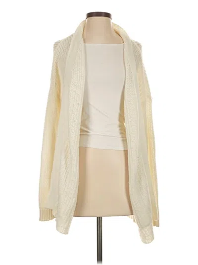 Pre-owned Signature Studio Cardigan Sweater In Ivory