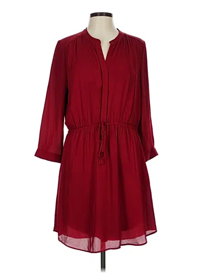 Pre-owned Signature Studio Casual Dress In Burgundy