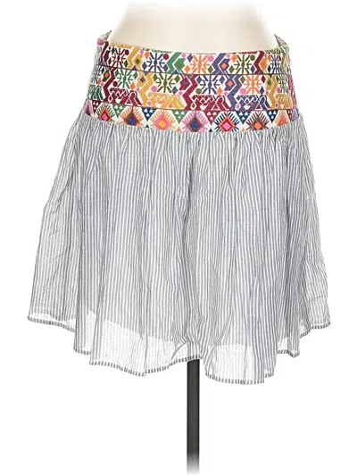 Pre-owned Signature Studio Casual Skirt In White