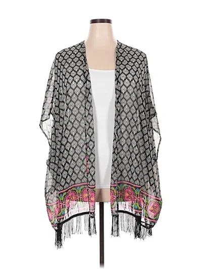 Pre-owned Signature Studio Kimono In Gray