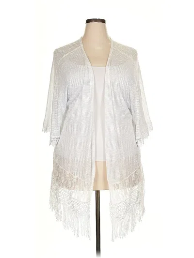 Pre-owned Signature Studio Kimono In Silver