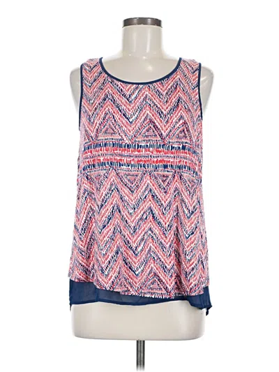 Pre-owned Signature Studio Sleeveless Blouse In Pink