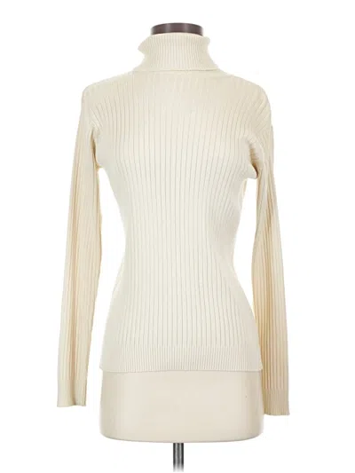 Pre-owned Signature Turtleneck Sweater In Ivory