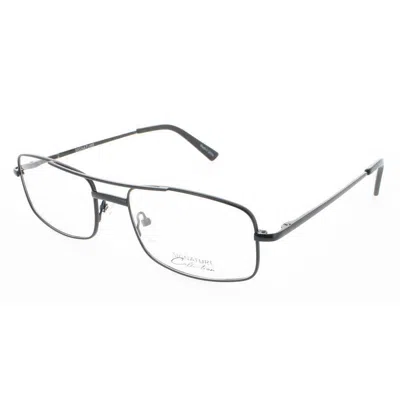 Signature Unisex Black Rectangular Eyeglass Frames 1127black57