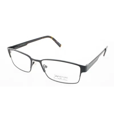 Signature Unisex Black Rectangular Eyeglass Frames Pn103black53