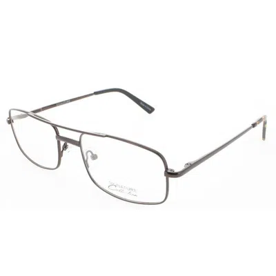 Signature Unisex Brown Rectangular Eyeglass Frames 1127brown57