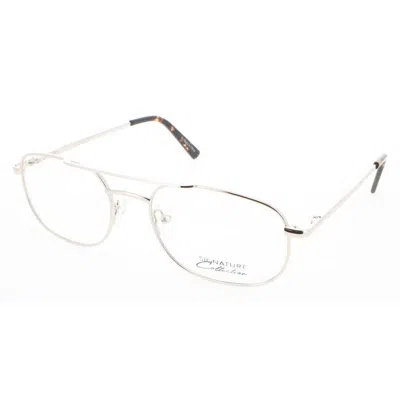 Signature Unisex Gold Tone Rectangular Eyeglass Frames 1112gold54