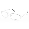Signature Unisex Silver Tone Rectangular Eyeglass Frames 1112silver54