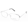 Signature Unisex Silver Tone Rectangular Eyeglass Frames 1116silver53
