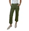 Signature8 Claire Cropped Cargo Pants In Green In Green