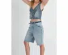 Signature8 Denim Bermuda Short In Denim Blue In Multi
