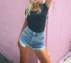 Signature8 Nash Stone Denim Short In Medium Wash