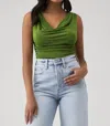 Significant Other Acacia Top In Basil In Green