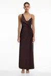 Significant Other Adriana Dress In Brown