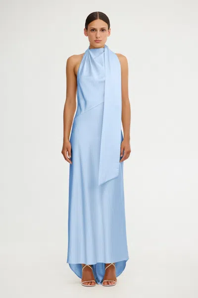 Significant Other Adriana Halter Gown In Blue