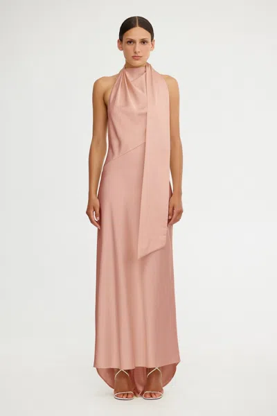 Significant Other Adriana Halter Gown In Pink