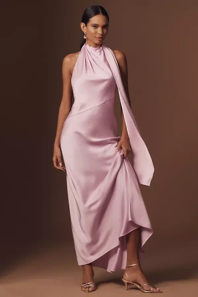 Significant Other Adriana Halter Midi Dress