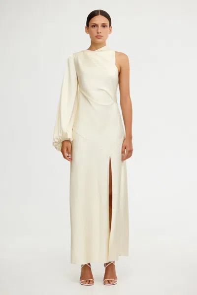 Significant Other Adriana One Shoulder Dress In White