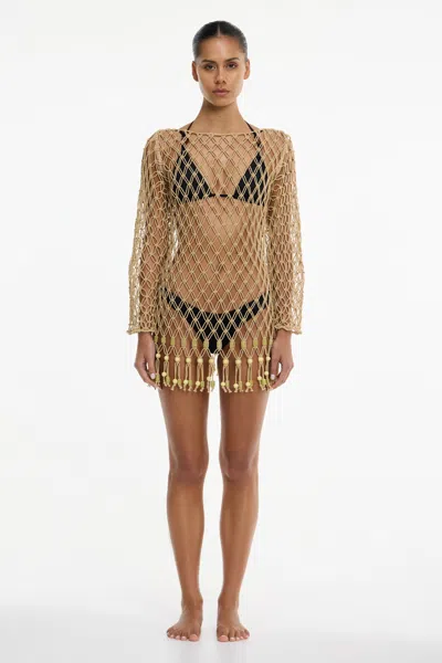 Significant Other Adriel Mini Dress In Camel