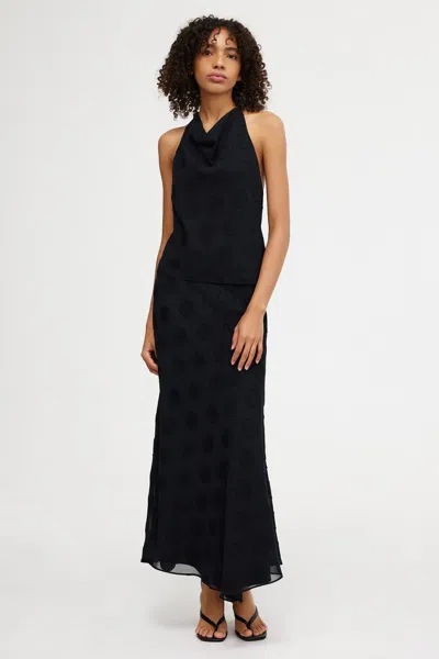 Significant Other Agatha Top In Black