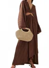 Significant Other Akila Dress In Brown In Brown
