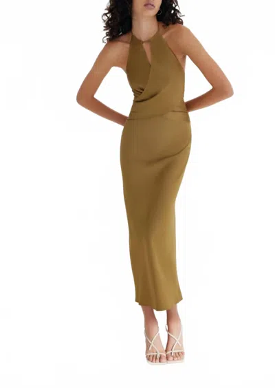 Significant Other Alix Dress In Olive In Multi