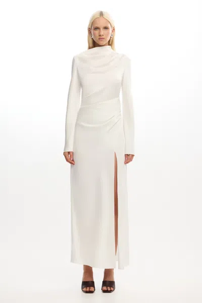 Significant Other Alyssa Long Sleeve Dress In White