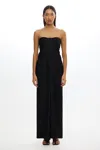 Significant Other Alyssa Strapless Dress In Black