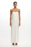 Significant Other Alyssa Strapless Dress In White