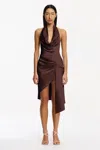 Significant Other Angela Mini Dress In Brown