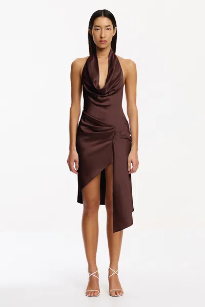 Significant Other Angela Mini Dress In Brown
