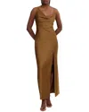 Significant Other Annabel Bias Bridesmaid Dress In Brown