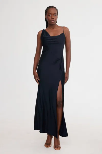 Significant Other Annabel Bias Dress In Black