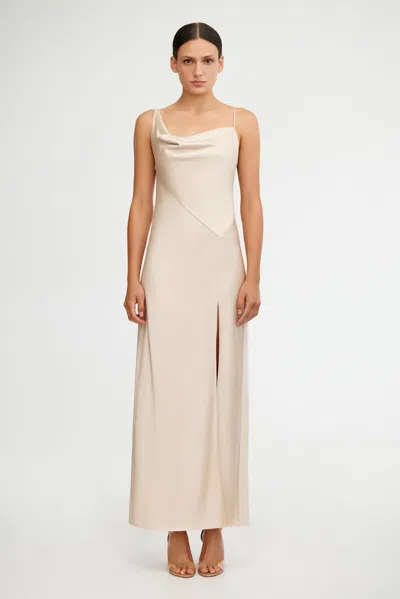 Significant Other Annabel Bias Dress In Brown