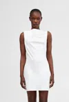 Significant Other Annabel Bias Mini Dress In White