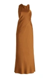 SIGNIFICANT OTHER ANNABEL DRAPED SATIN MAXI DRESS